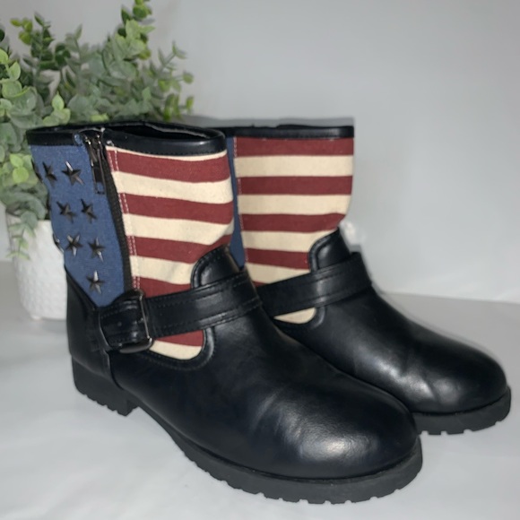 Rue21 American Flag Ankle Boots - Picture 1 of 9